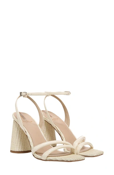 Sam Edelman Kia Womens Strappy Ankle Strap Heel Sandals In Porcelain