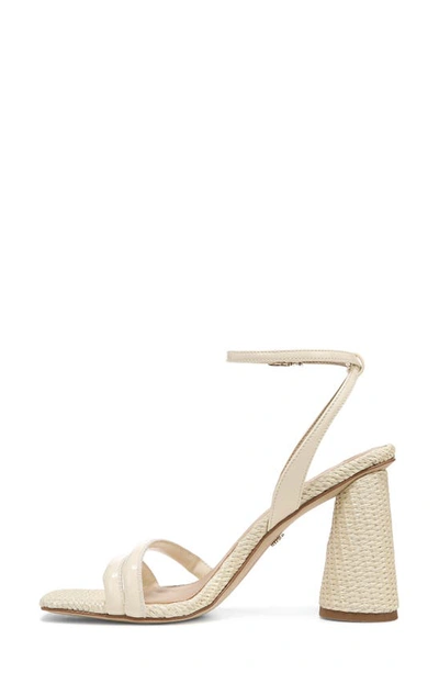 Sam Edelman Kia Womens Strappy Ankle Strap Heel Sandals In Porcelain