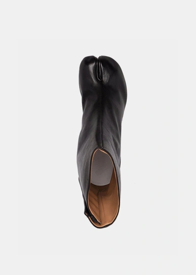 Shop Maison Margiela Black Tabi 60mm Ankle Boots