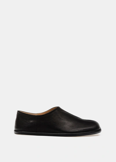 Shop Maison Margiela Black Tabi Babouche Loafers