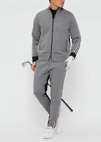 Shop Master Bunny Edition Grey Cotton Knit Blouson In Charcoal