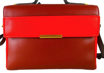Marc Jacobs Women's Hail To Queen Diana Pebbled Leather Crossbody Bag In Cabernet Red Multi