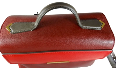 Shop Marc Jacobs Women's Hail To Queen Diana Pebbled Leather Crossbody Bag In Cabernet Red Multi