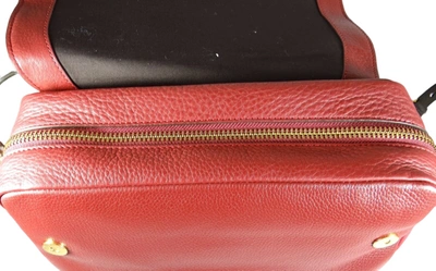 Marc Jacobs Women's Hail To Queen Diana Pebbled Leather Crossbody Bag In Cabernet Red Multi