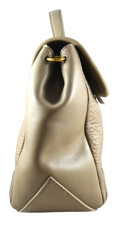 Shop Marc Jacobs Women's Sheltered Island Pebbled Leather Shoulder Bag In Cement