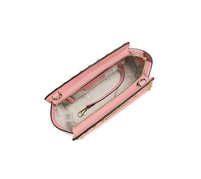 Michael Kors Selma Studded Medium Messenger Bag In Pale Pink