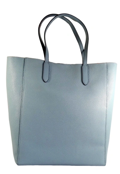 Shop Michael Kors Women's Sinclair Large North South Leather Shopper Tote Bag In Chambray