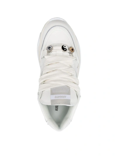 Shop Axel Arigato Catfish Lo Sneakers In White