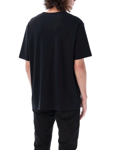 Balmain Logo-print Cotton T-shirt In Nero Bianco