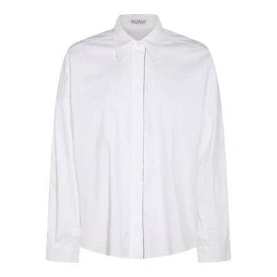Shop Brunello Cucinelli Shirts White
