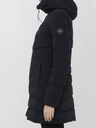Canada Goose Clair Hooded Puffer Coat In Black | ModeSens