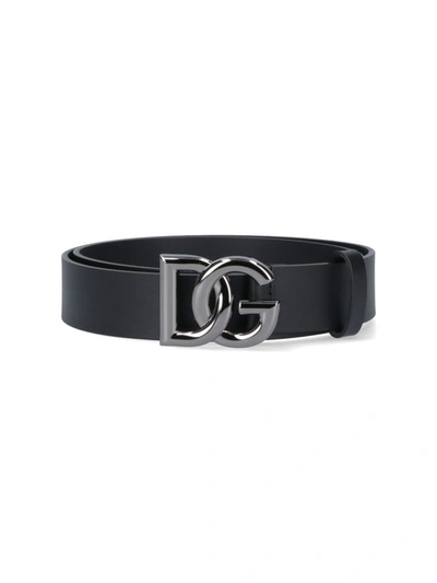 Shop Dolce & Gabbana Belts In Black