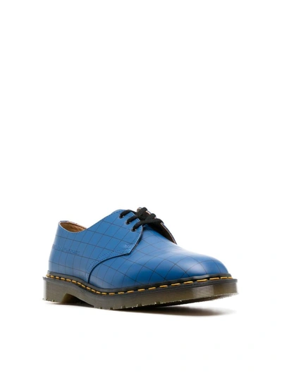 Shop Dr. Martens' Dr. Martens 1461 Check X Undercover Lace-up Derby In Blue