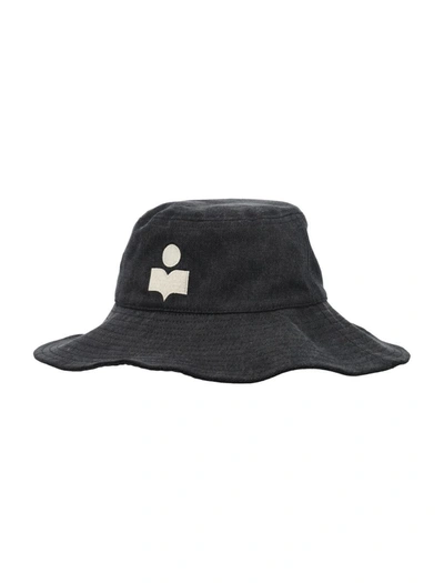 Shop Isabel Marant Delya Hat In Grey