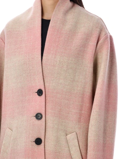 Shop Isabel Marant Étoile Gabriel Coat In Light Pink
