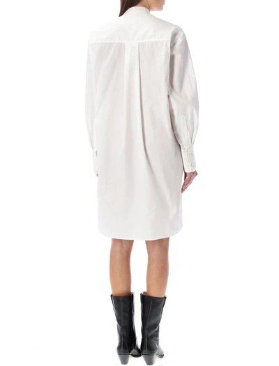 Shop Isabel Marant Rineta Shirt Dress In White