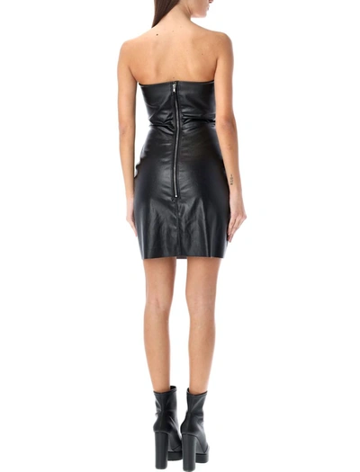 Shop Rick Owens Prong Mini Dress In Black