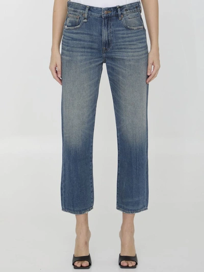 Shop R13 Romeo Jeans In Blue