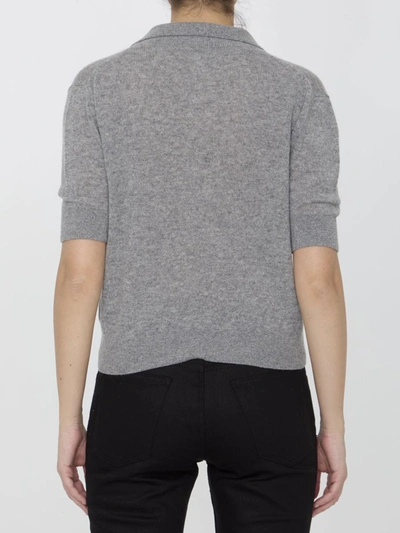 Shop Khaite Shrunken Jo Sweater In Grey