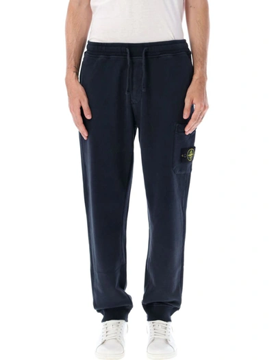 Shop Stone Island Classic Jogging Pants In Navy Blue