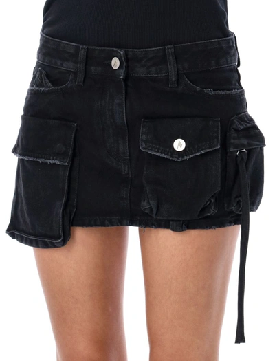 Shop Attico The  ''fay'' Mini Skirt In Black