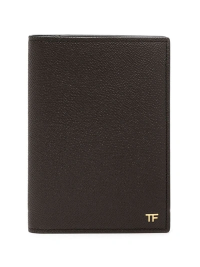 Shop Tom Ford Stationary Wallet Accessories In Brown