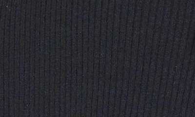 Frame Rib Cashmere Blend Tunic Sweater In Noir