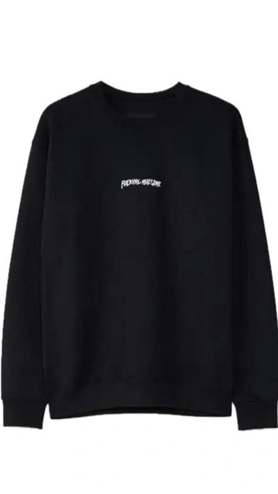 Shop Fucking Awesome Little Stamp Crewneck In Black
