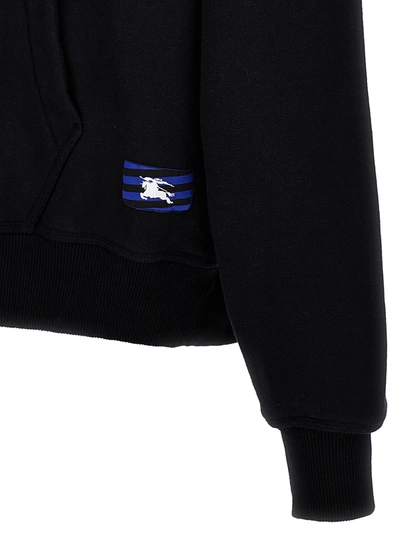 Shop Burberry Equestrian Knight Design Sweatshirt Black