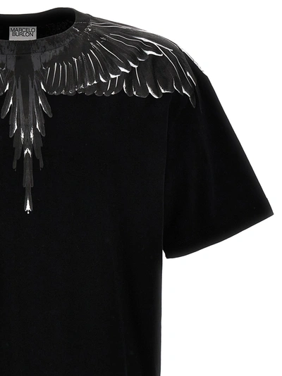 Shop Marcelo Burlon County Of Milan Icon Wings T-shirt Black