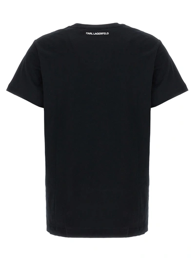 Shop Karl Lagerfeld Ikonik 2,0 T-shirt Black