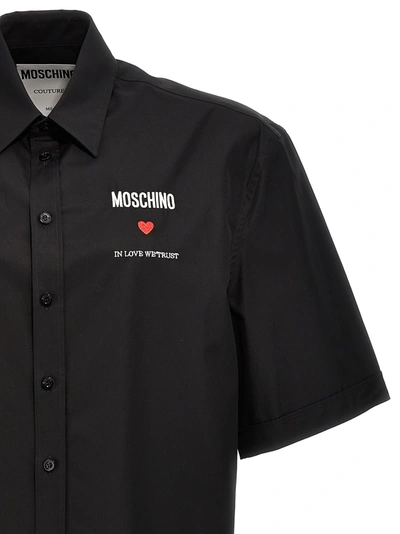 Shop Moschino In Love We Trust Shirt, Blouse Black