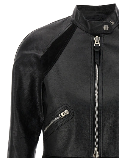 Shop Tom Ford Leather Jacket Casual Jackets, Parka Black
