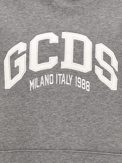 Shop Gcds Logo Loose Sweatshirt Gray