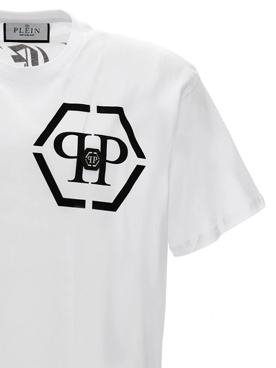 Shop Philipp Plein Logo T-shirt White/black