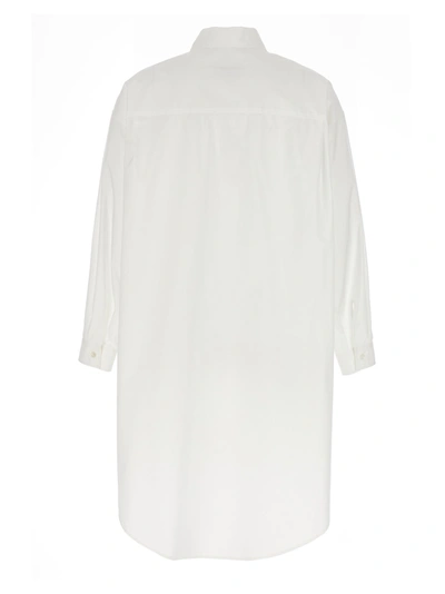 Shop Mm6 Maison Margiela Numeric Signature Dresses White/black