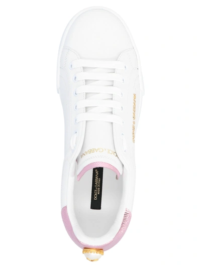 Shop Dolce & Gabbana Portofino Sneakers Pink
