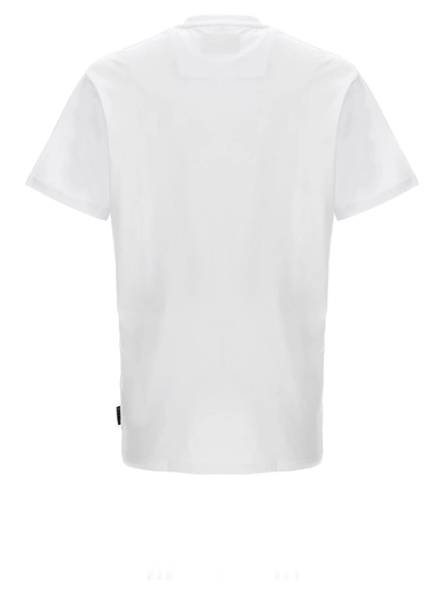 Shop Philipp Plein Rubberized Logo T-shirt White