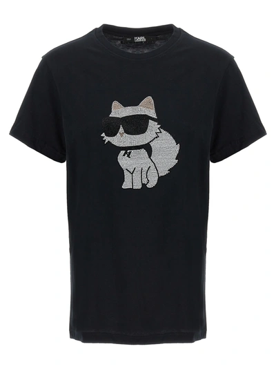 Shop Karl Lagerfeld Ikonik 2,0 Choupette T-shirt