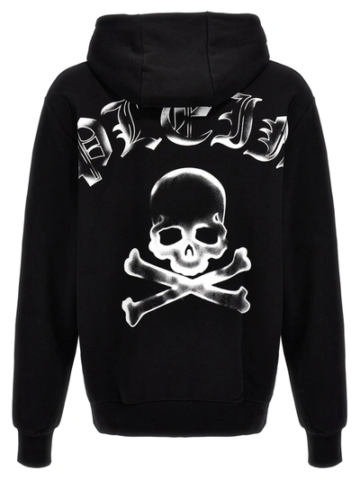 Shop Philipp Plein Skull&bones Sweatshirt Black