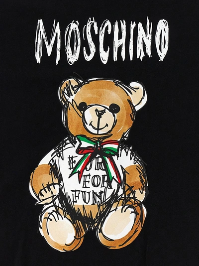 Shop Moschino Teddy Bear T-shirt Black