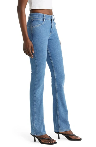Shop Frame Notch Le Mini Bootcut Jeans In Melody