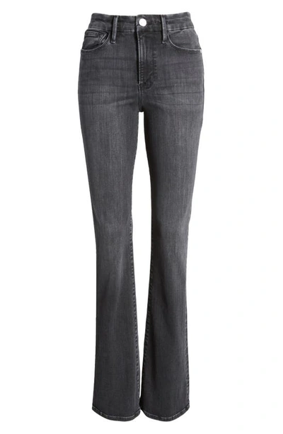 Shop Frame Le Super High Mini Bootcut Jeans In Night Kerry