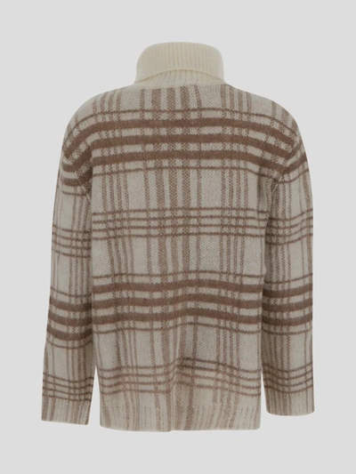 Shop Jw Anderson Sweaters In Offwhitebrown