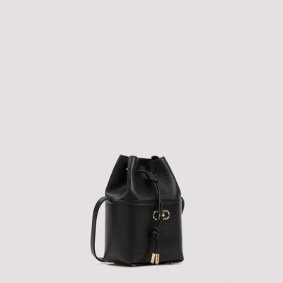 Shop Ferragamo Salvatore   Mini Bag Gancino Soft In Black