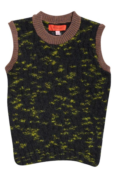 Shop Eckhaus Latta Plume Speckled Sweater Vest In Celestial
