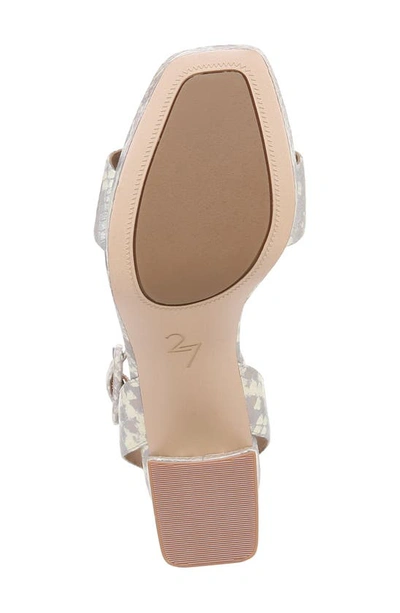 Shop 27 Edit Naturalizer Jaselle Platform High Heel Sandal In White Multi Leather