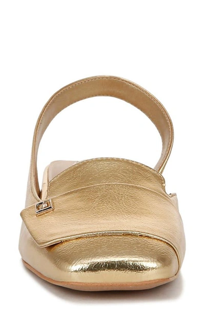 Franco Sarto Women's Teagan Square Toe Slingback Flats In Gold