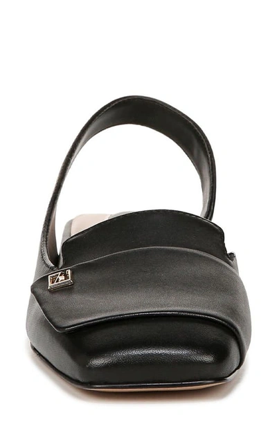 Franco Sarto Teagan Womens Leather Square Toe D'orsay In Black