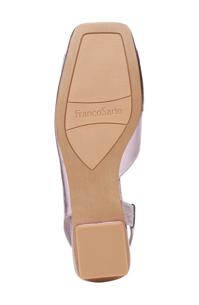 Shop Franco Sarto Teagan Slingback Half D'orsay Flat In Pink